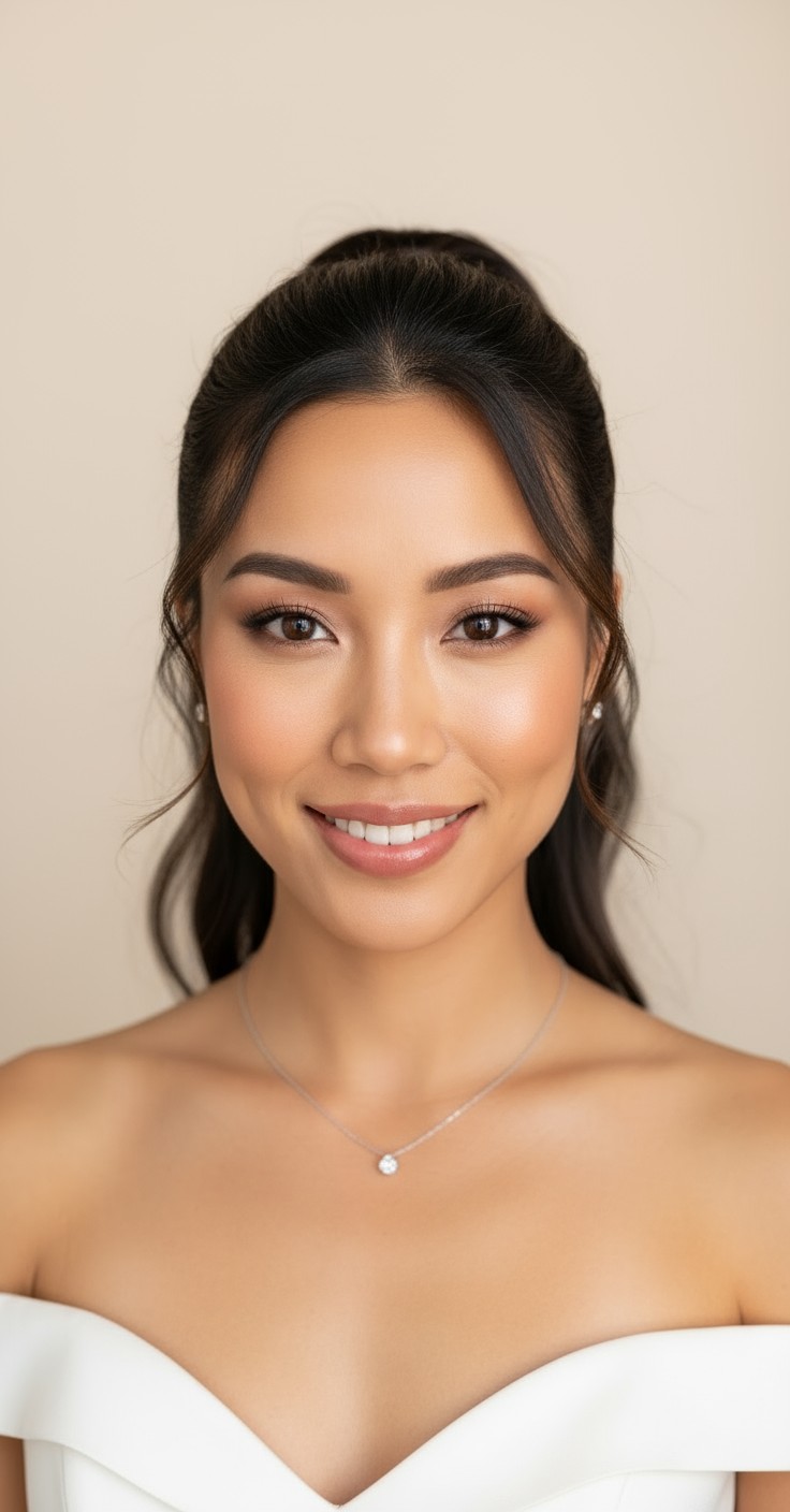 After Wedding High Ponytail